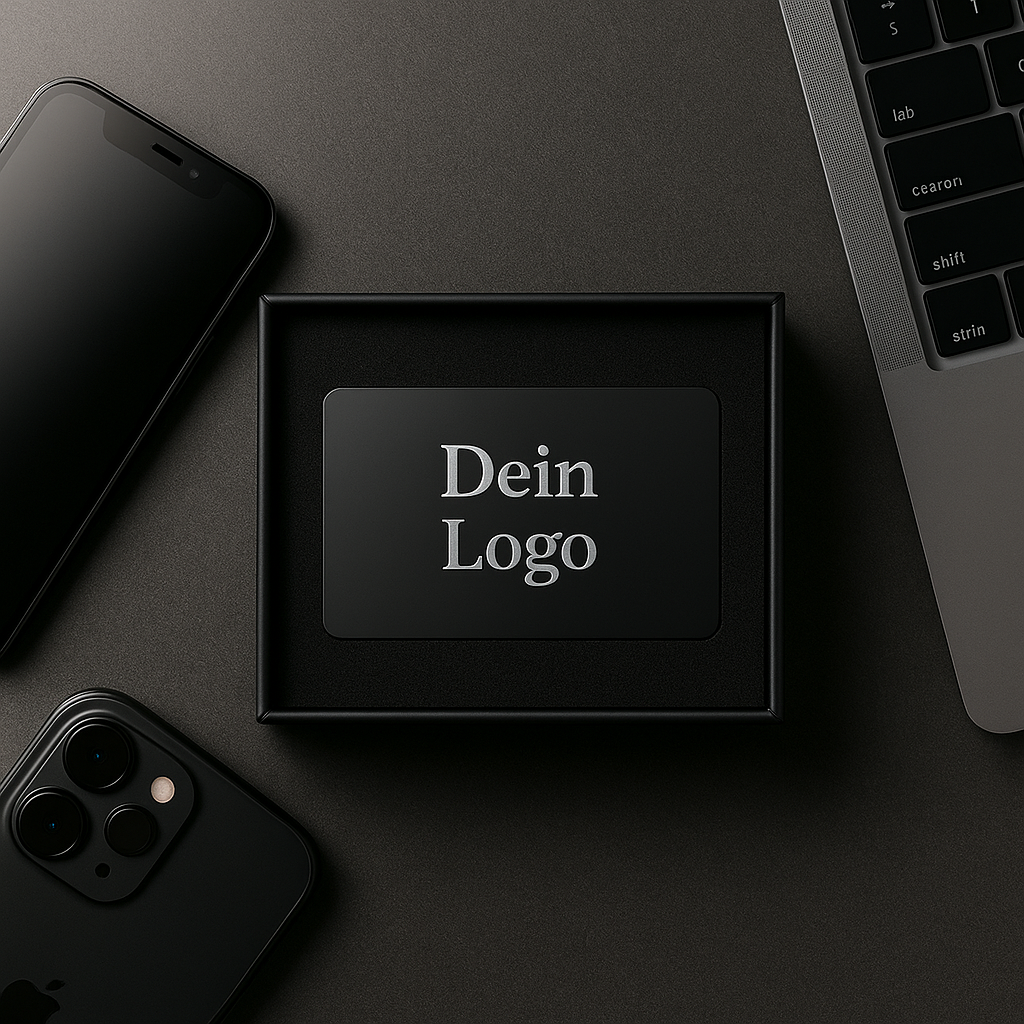 NFC-Metall-Visitenkarte mit Gravur